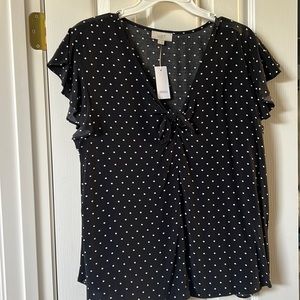 Loft sleeveless shirt large
